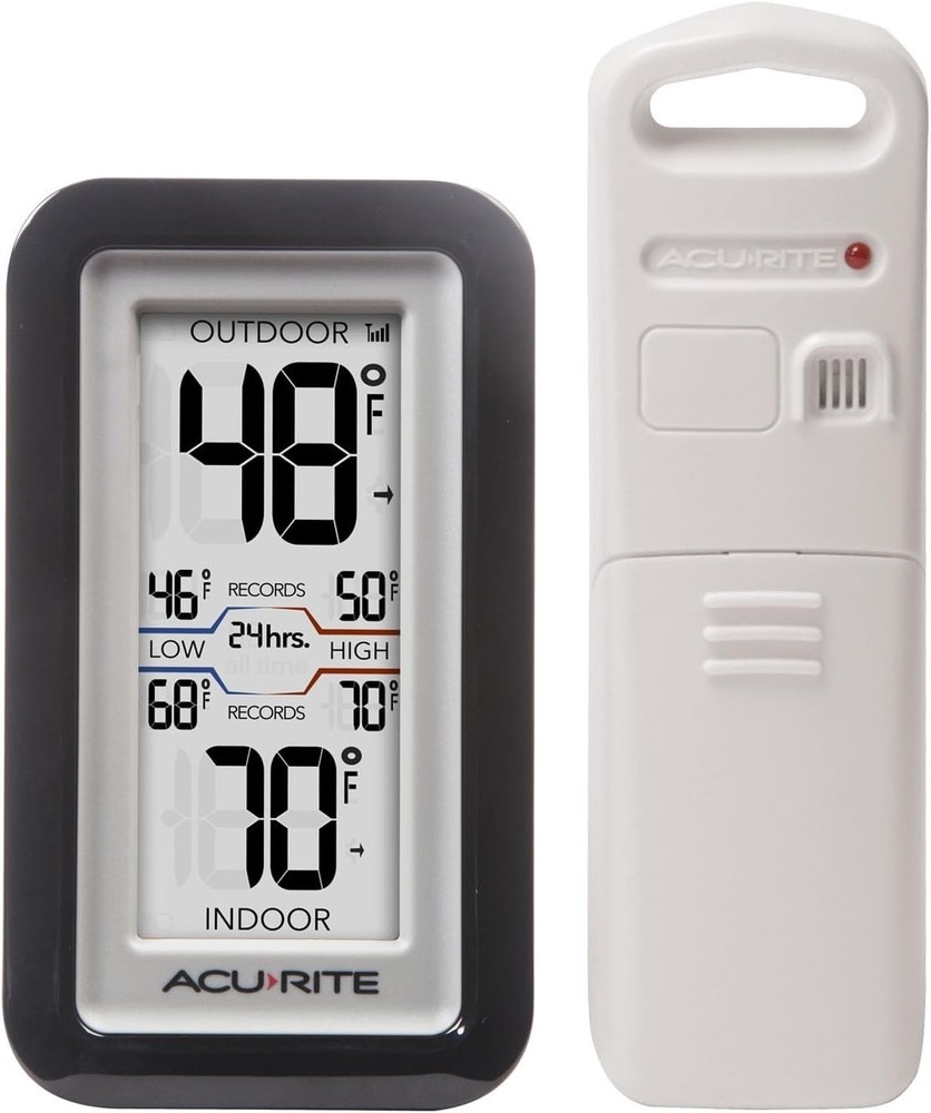 Thermometer with 433 MHz Wireless Sensor for Accurate Temperature Measurement