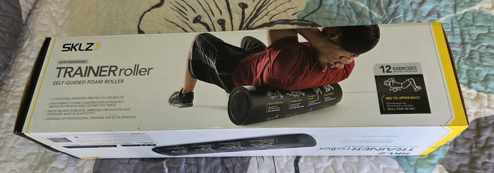 SKLZ Trainer Self Guided Roller Foam Muscle Builder Therapy Flexibility Workout