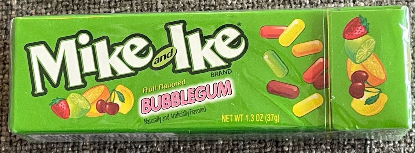 Discontinued 2010 MIKE AND IKE BUBBLE GUM  Sealed Box  NOS  EXTREMELY RARE!!