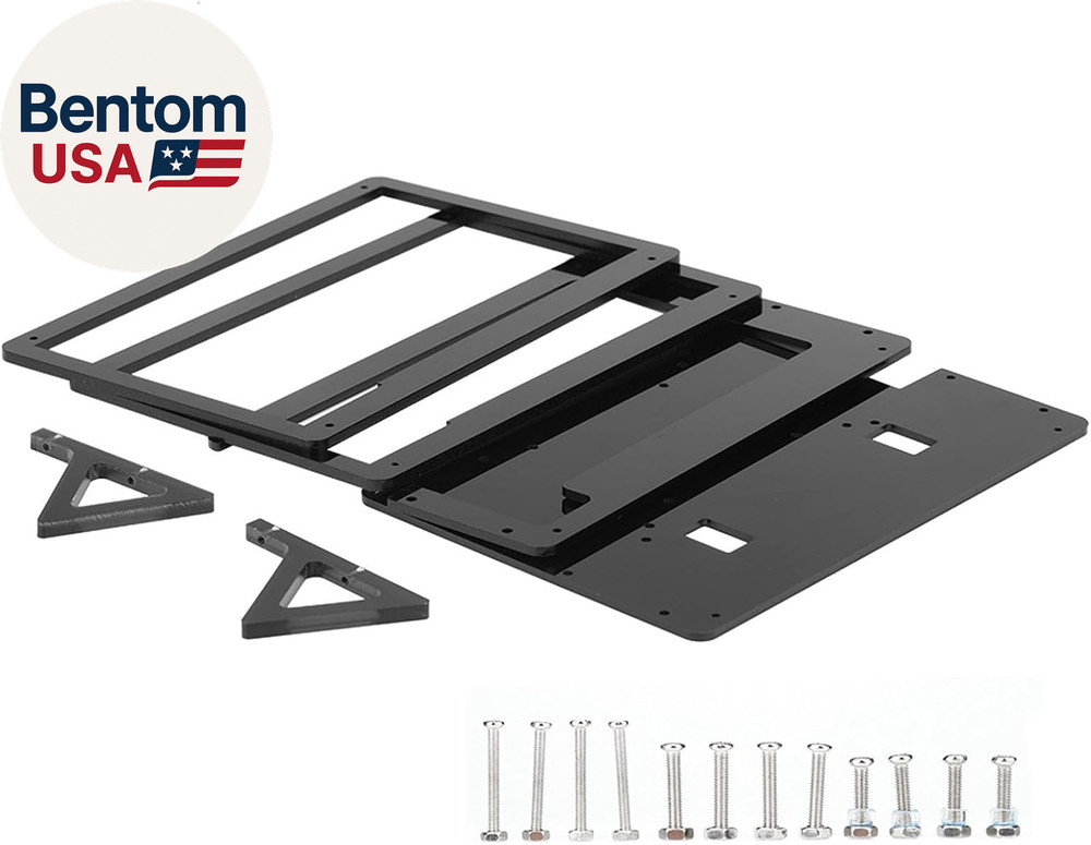 7In Display Case, Plastic Mounting Bracket for Raspberry, IPS Full View 1024 * 6