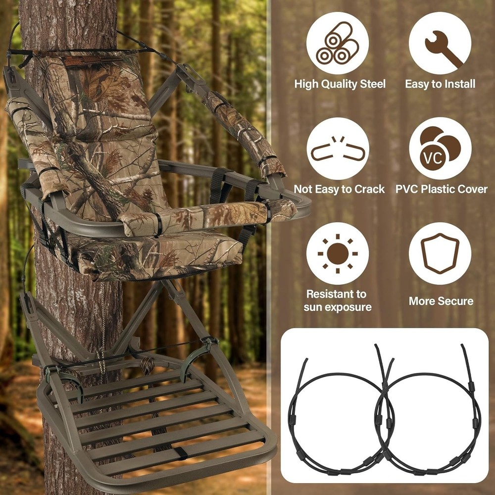 Climbing Tree Stand Replacement Cables for Summit Climber, 65" Hang On Climber