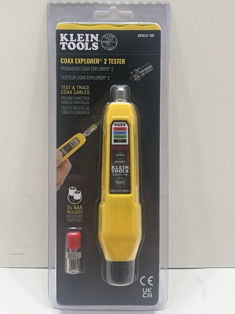 Klein Tools VDV512-101 Coax Explorer 2 Tester & Remote Kit