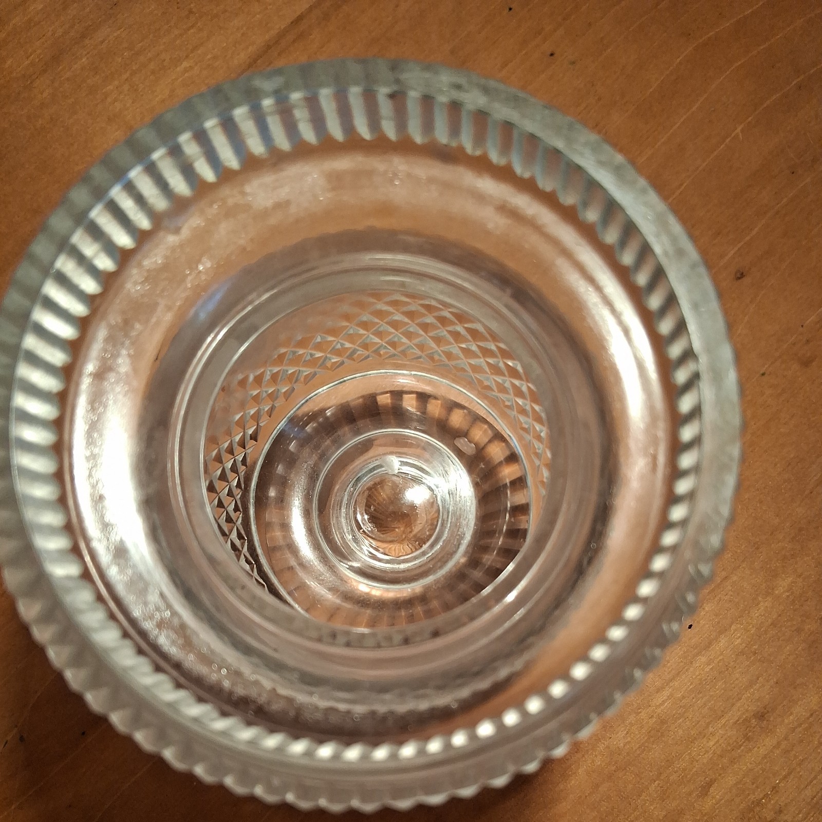 Antique ANGLO IRISH Crystal Georgian SWEETMEAT JAR