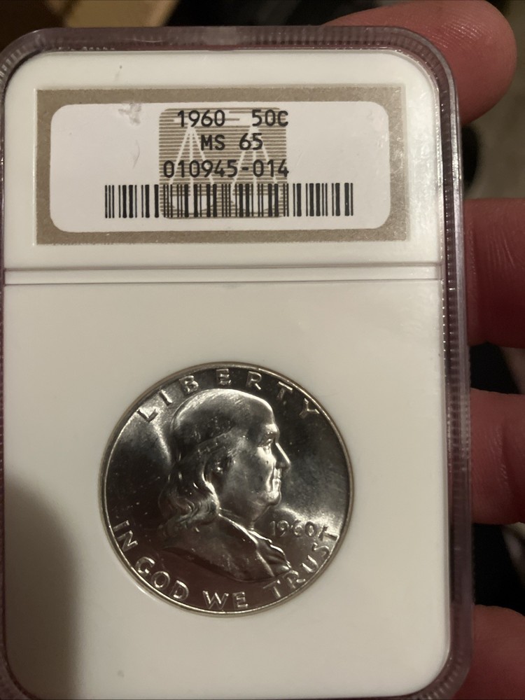 1960 Franklin Half Dollar MS65 NGC