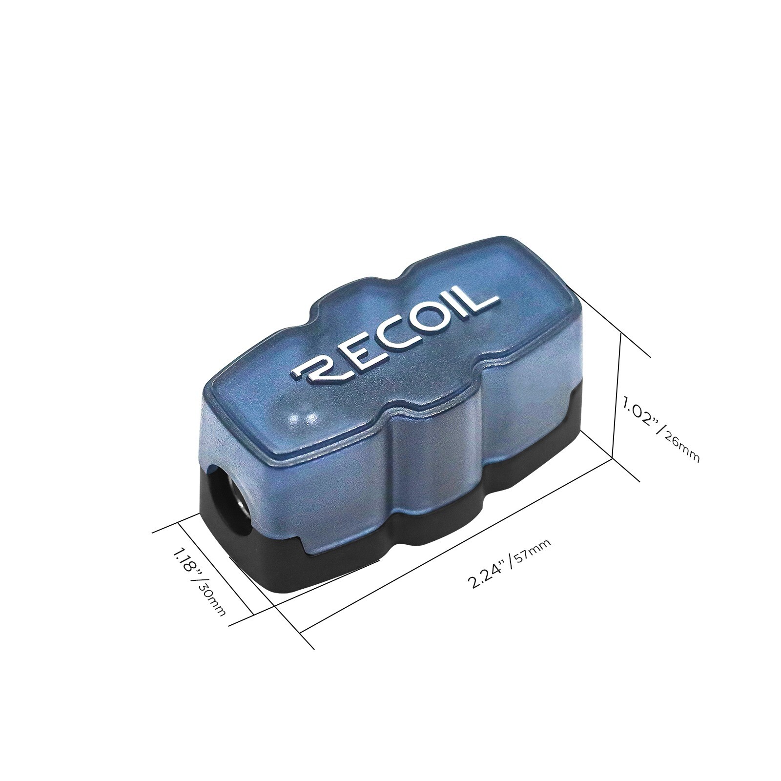 Recoil SFH11-5 5pcs Super Compact Mini-ANL Inline Fuse-holder 4/8 Gauge In&Out