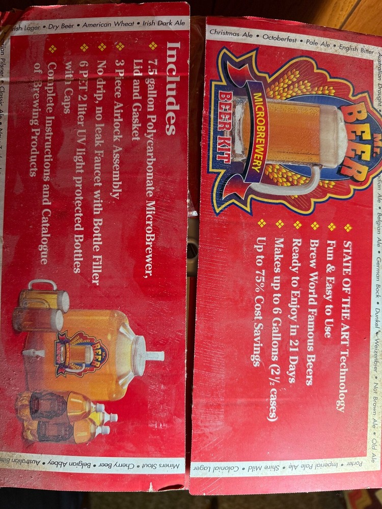 Mr. Beer Microbrewery Home brew Kit w/ box