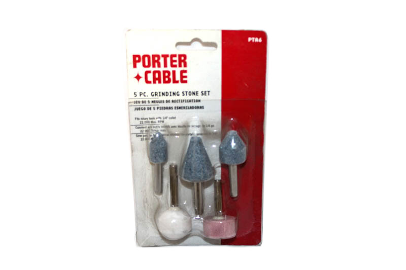Porter-Cable PTA6 5 Piece Grinding Stone Set Porter Cable PTA6
