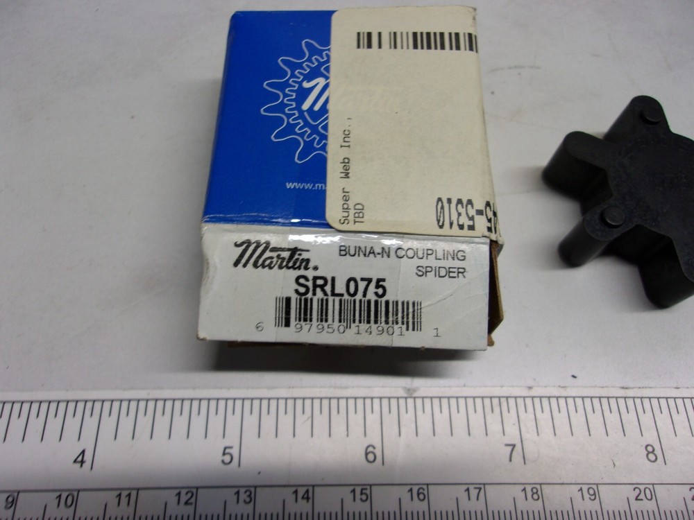MARTIN SRL075, BUNA-N COUPLING SPIDER, 0374A