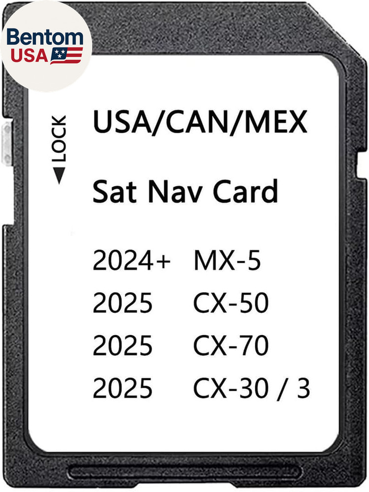 Upgraded Navigation SD Card with Latest Maps Version Compatible with 3 CX-30 CX-