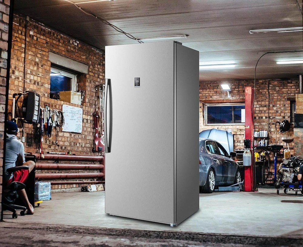 Smad 21 Cu.ft Upright Freezer / Fridge Conversion Stainless Steel Kitchen E Star