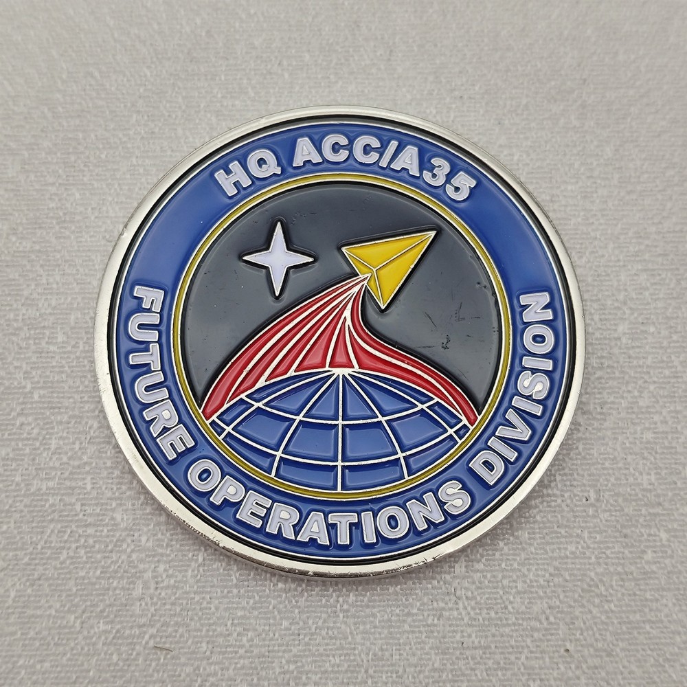 Hq Acc/A35 Future Operations Division Challenge Coin