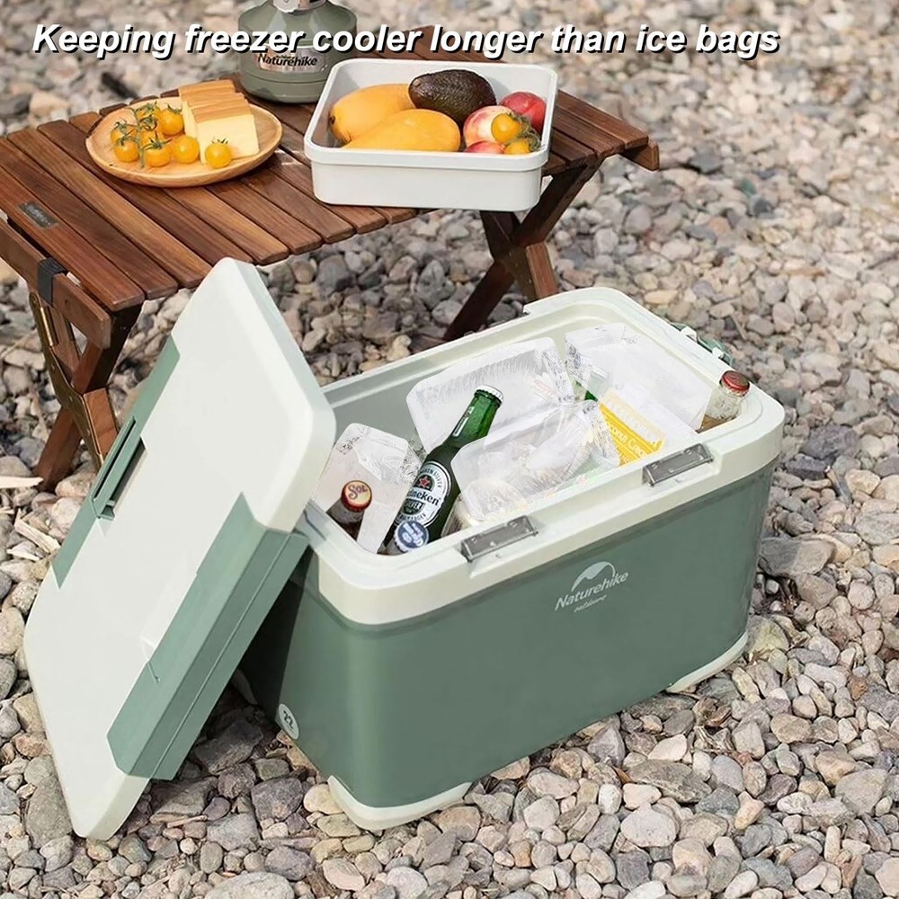 Extra Large Ice Block Mold for Bath, 4 Pack 9.4lb Big Large, Blue