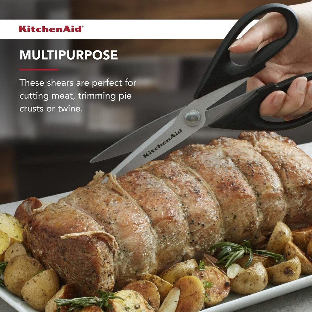 KitchenAid All Purpose Kitchen Shears with Protective Sheath Durable Stainless S