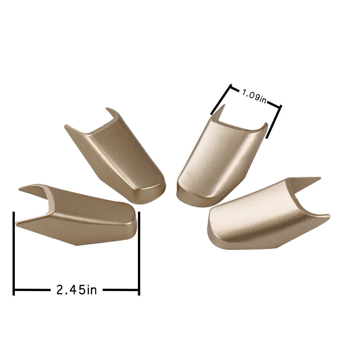 4pcs Door Pull Strap End Caps Fit For Lincoln Town Car 2003-2011 New