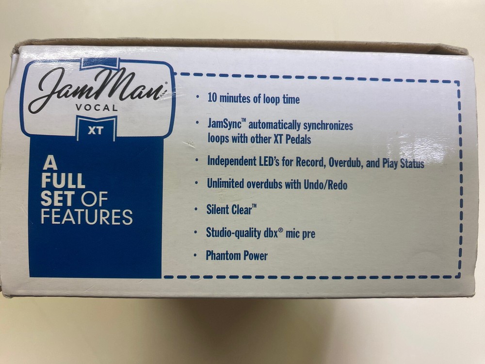 Digitech Jamman Vocal XT Vocal Effects Pedal Sing Microphone Studio Pa