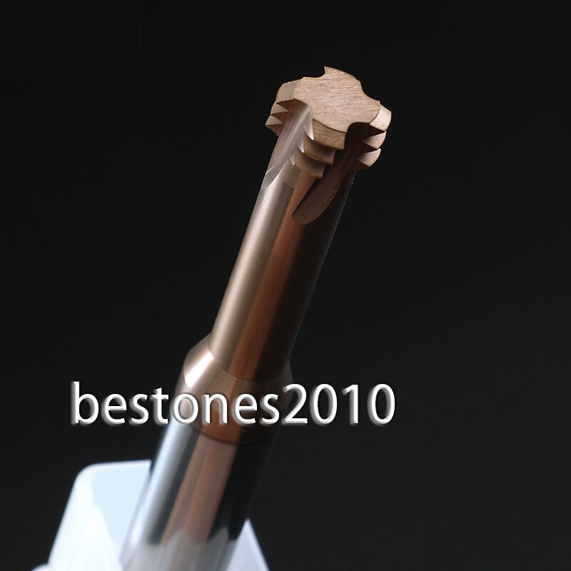 Solid Carbide Thread Mill m10*1.25 HRC68 Carbide Thread Mill m10 P1.25 1pcs