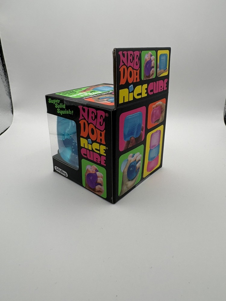 Nee Doh Nice Cube - Super Solid Squish “blue”