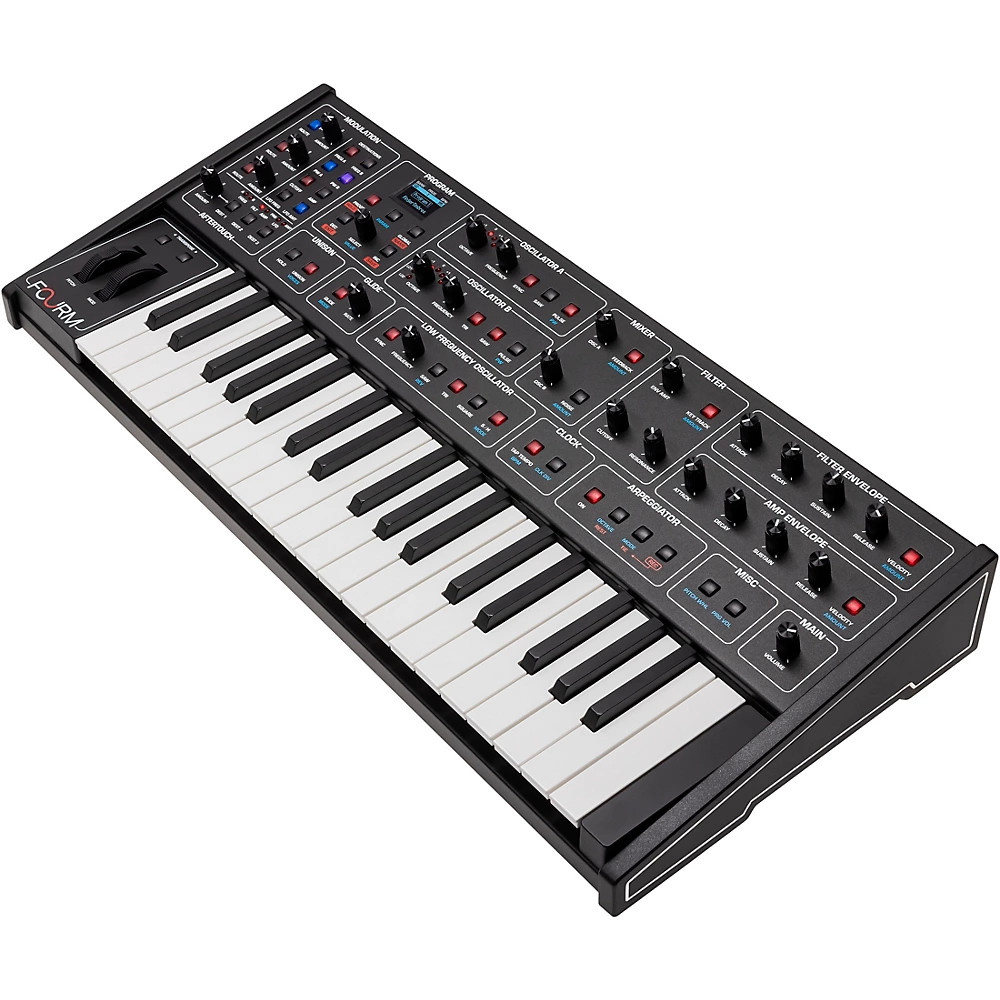 Sequential Fourm Compact Polyphonic Analog Synthesizer