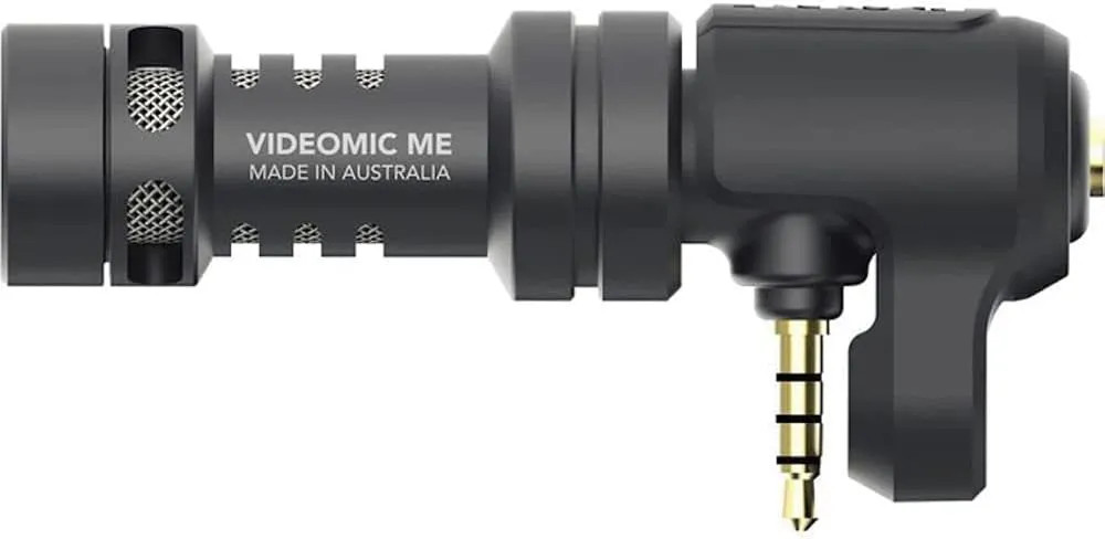 Rode VideoMic Me Compact Microphone with Rode WS9 Orange Windshield