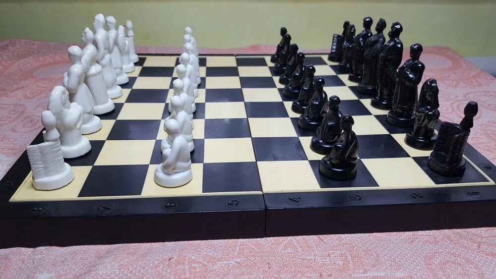 Ukrainian style Vintage Chess Set Soviet USSR