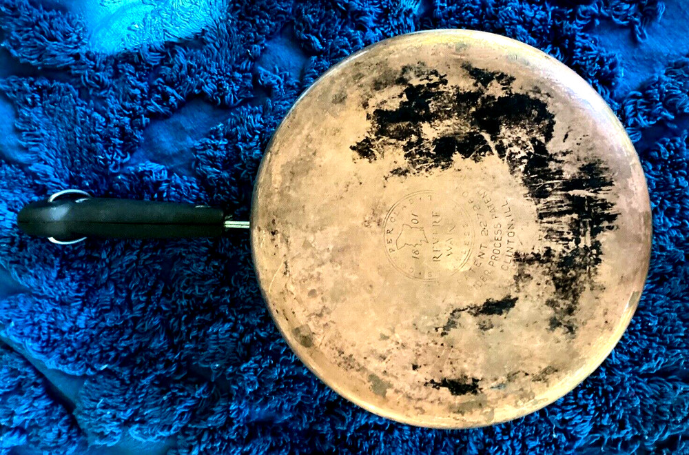 REVERE WARE COPPER BOTTOM 2 QUART PAN, BEFORE 1968 LOGO