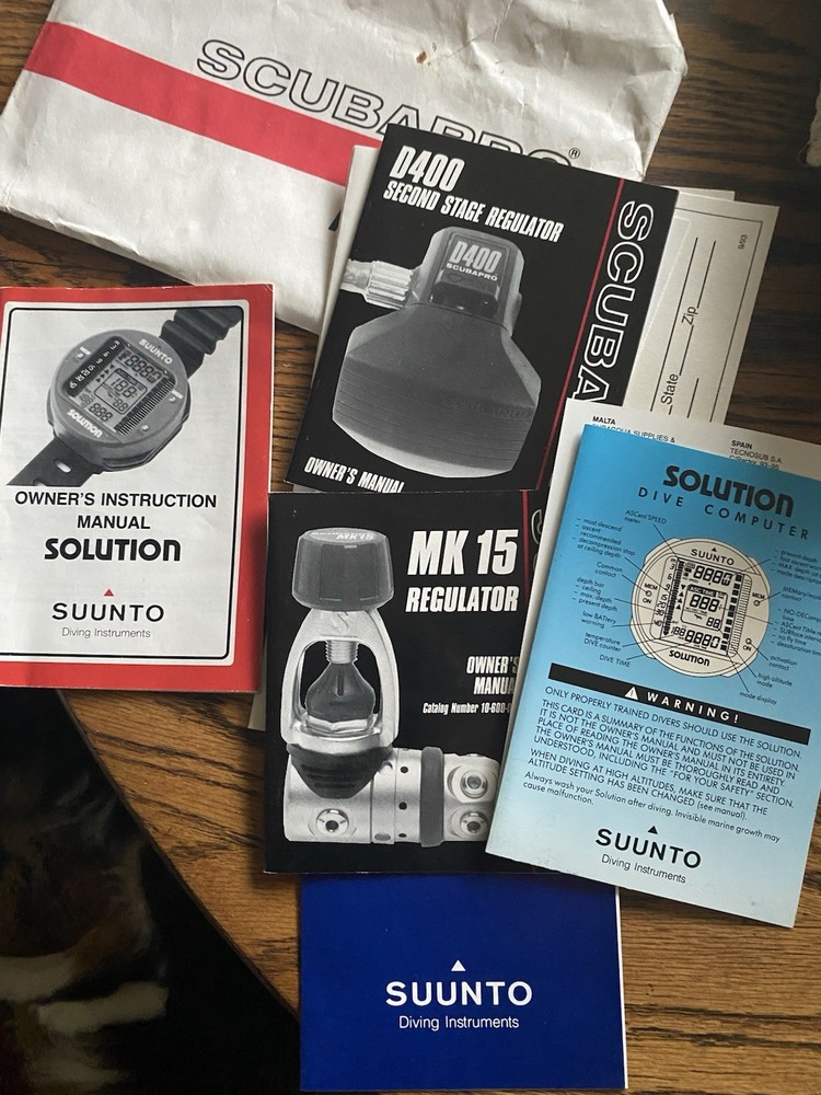 Scuba Pro MK15 with Octopus and Dive Conputer