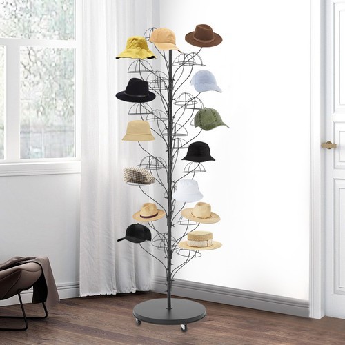 35-hanger Hat Display Stand, Hat Display Rack , Floor-Standing Holder Stand