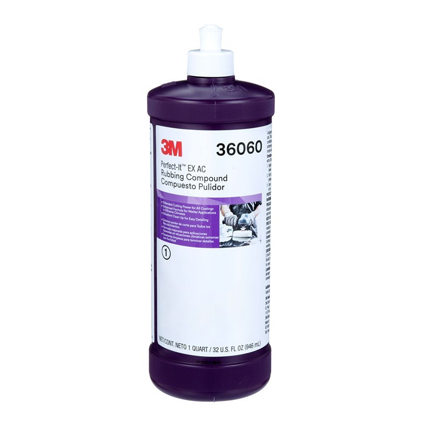 3M 36060 - Perfect It EX Paint Car Refinish Rubbing Compound (1QT, NEW STOCK)