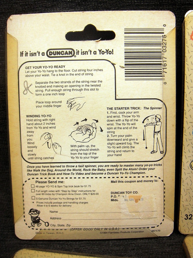 Yo Yo Replacement Strings 1994 35 Total Strings