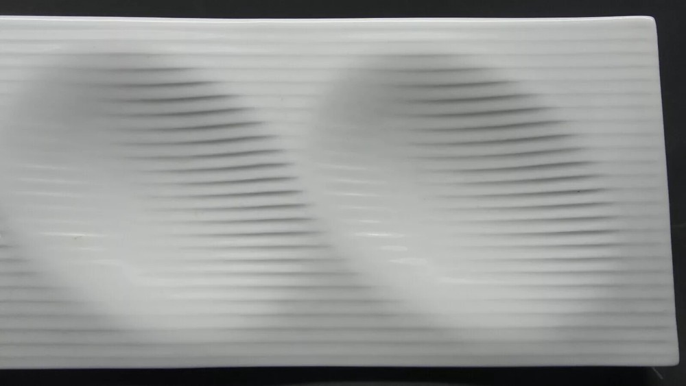 Fortessa Dinnerware 3 section Appetizer Sampler Serving Platter Bone China ~New!