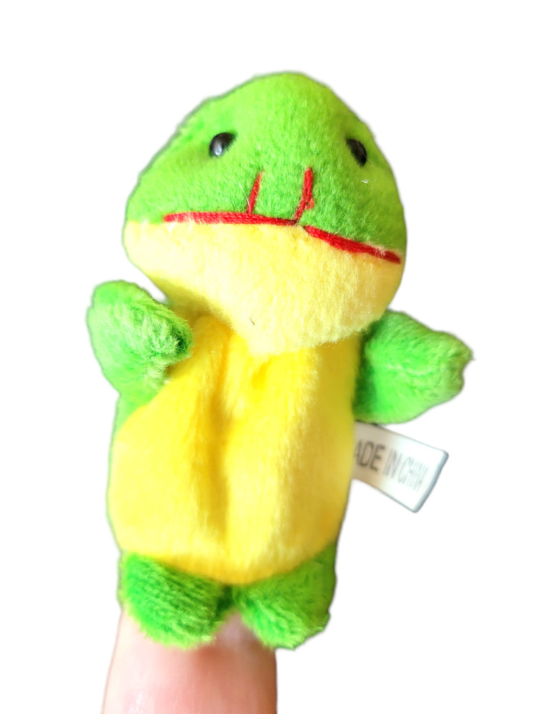 Plush Animal Finger Puppet - New - Frog