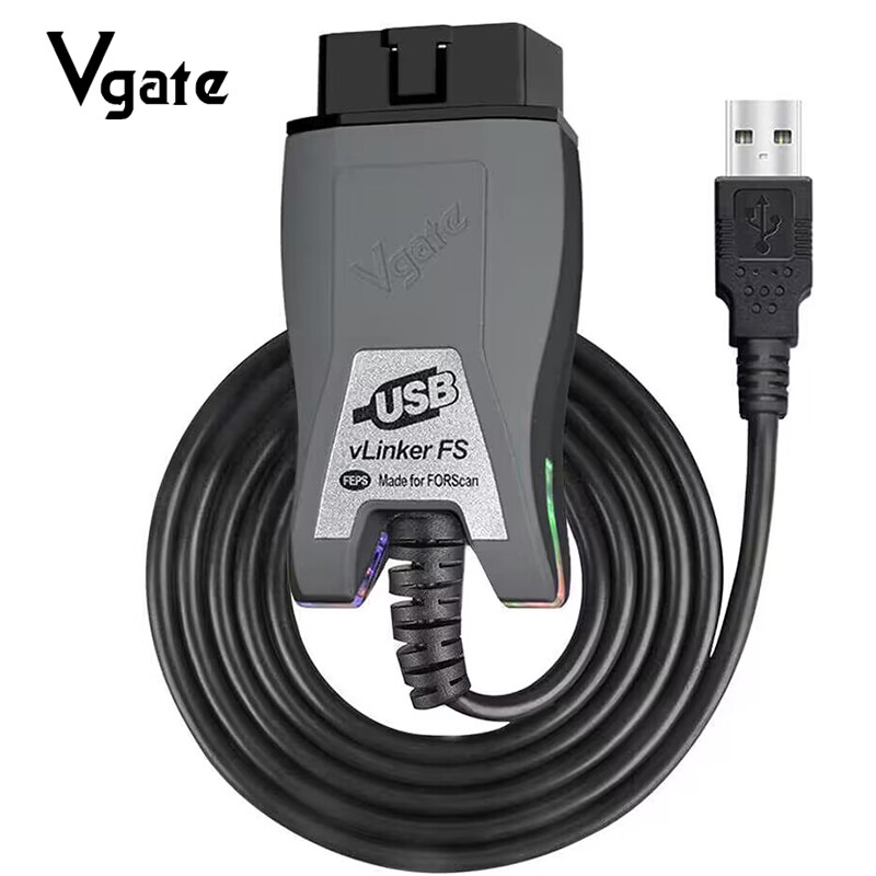 Vgate vLinker FS OBD2 Scanner USB Adapter Fit For FORScan HS/MS-CAN Auto Switch