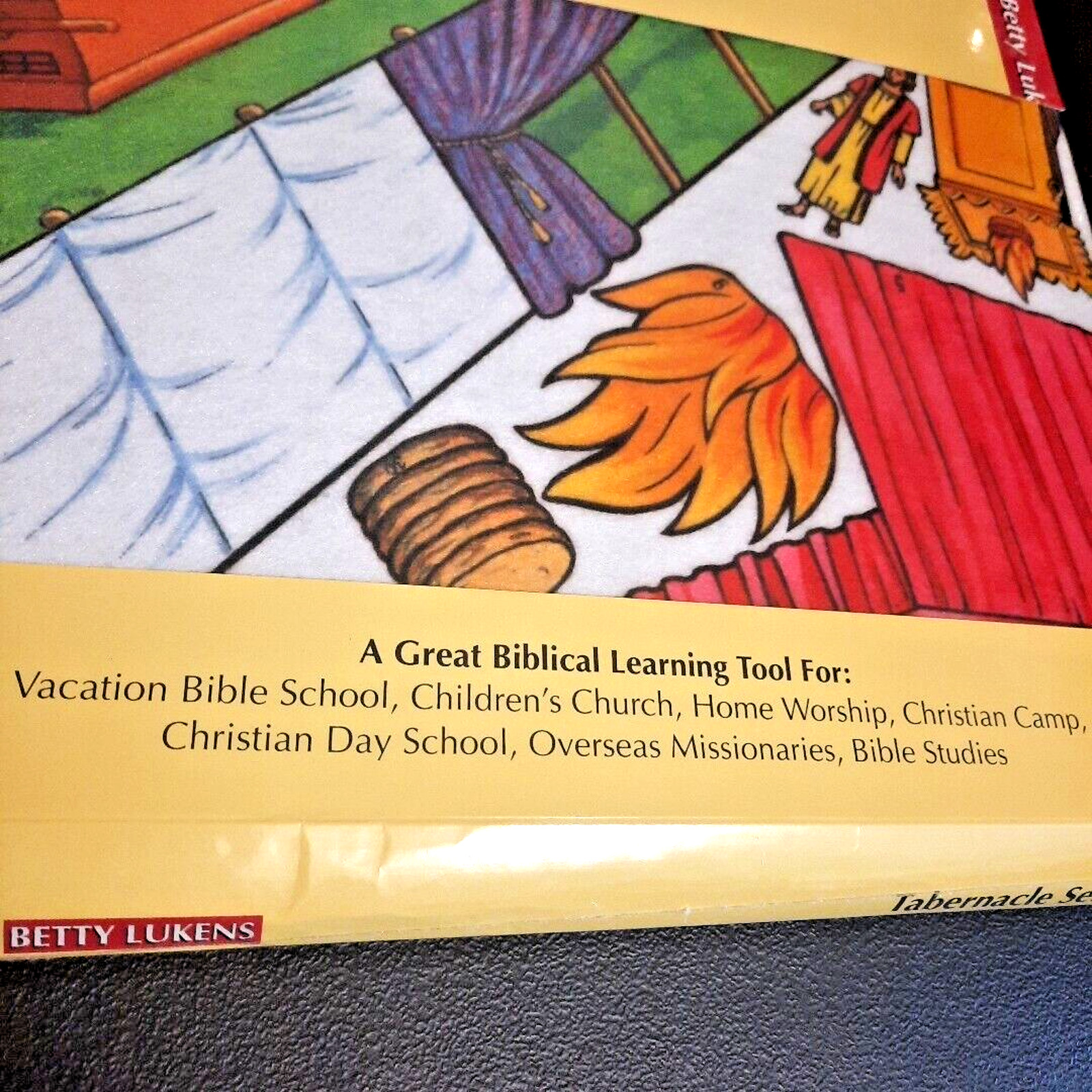 Vintage Betty Lukens Felt Bible Activity Learning Tabernacle Kit Uncut Rare New