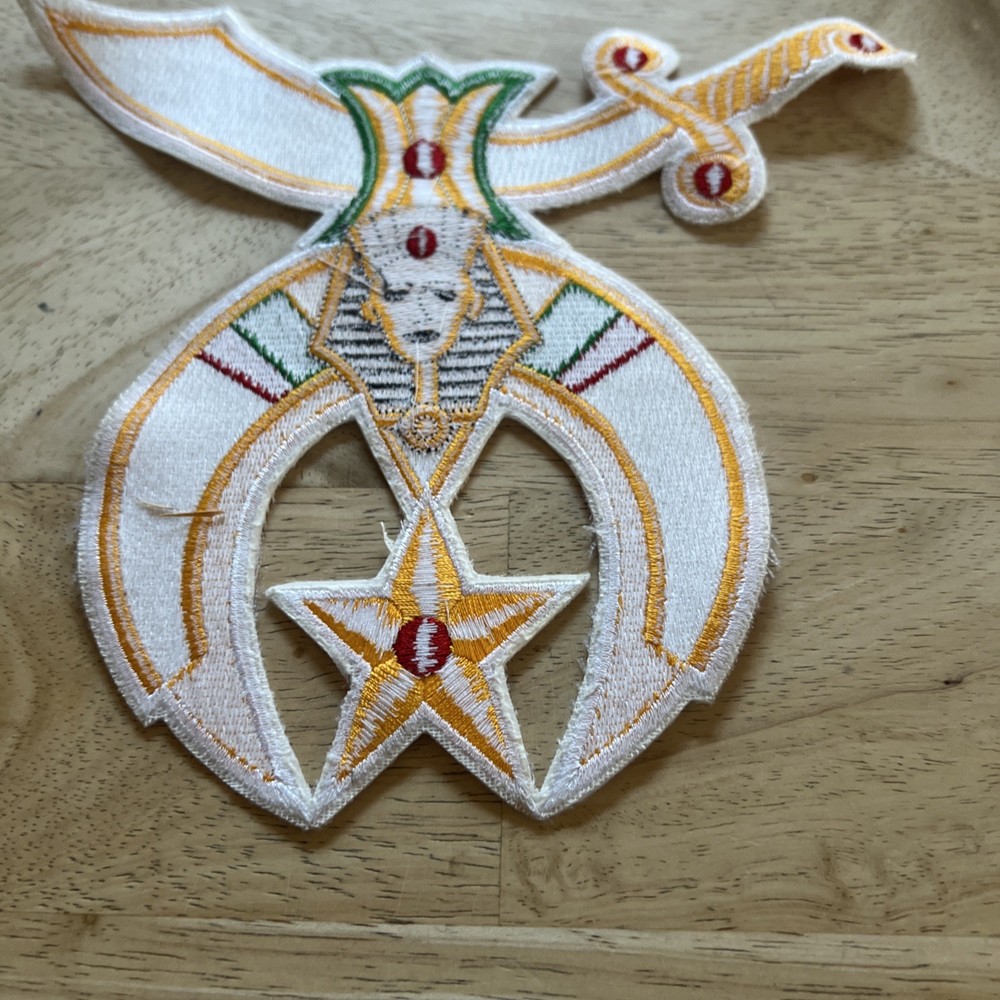 VTG Masonic Shriner Large Sew-On Patch New