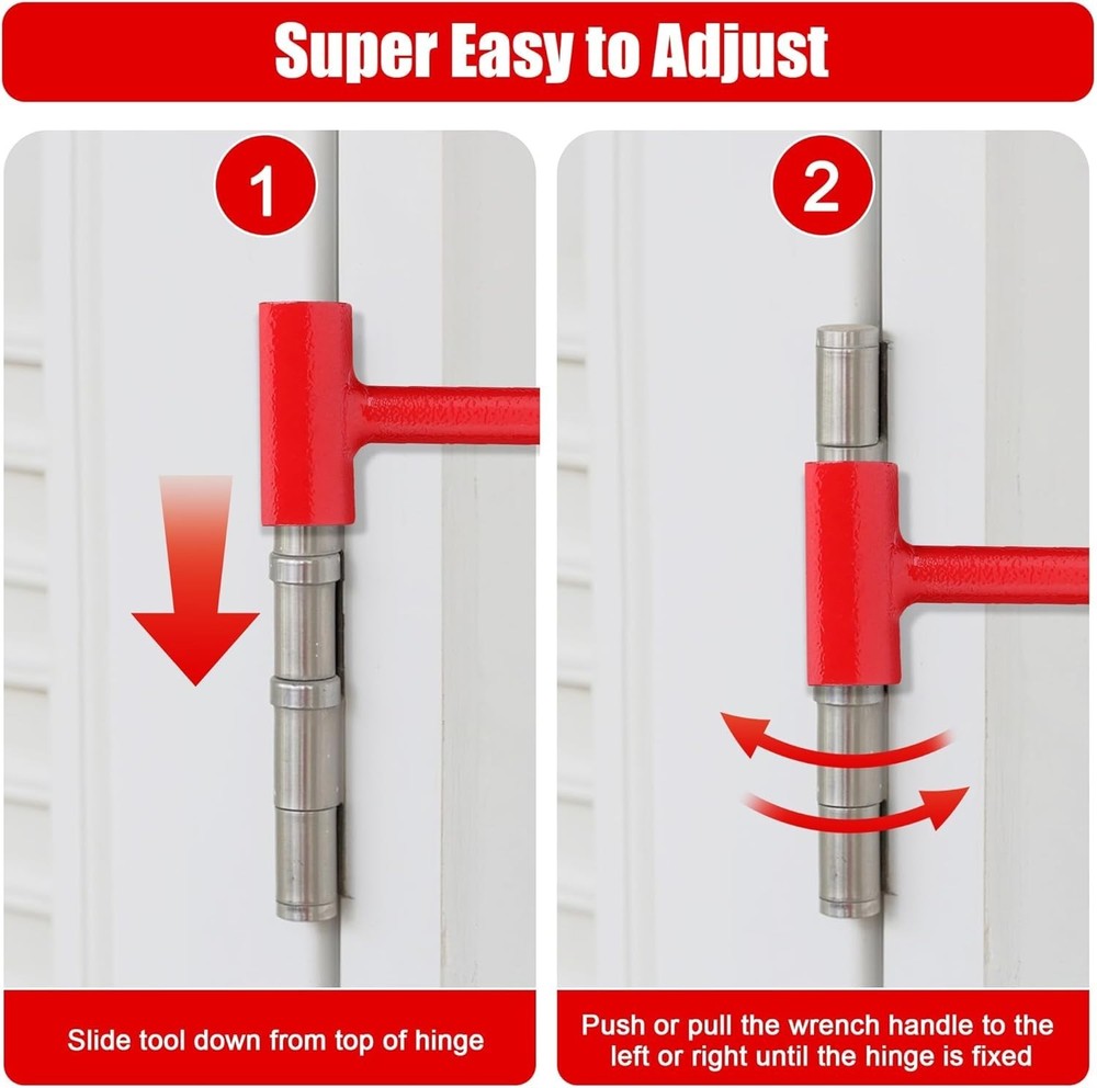 Door Hinge Adjustment Tool Hinge Gap Adjusting Wrench Kit Hinge Adjustment Tool