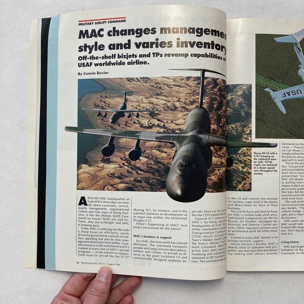 Professional Pilot - August 1990 Issue
