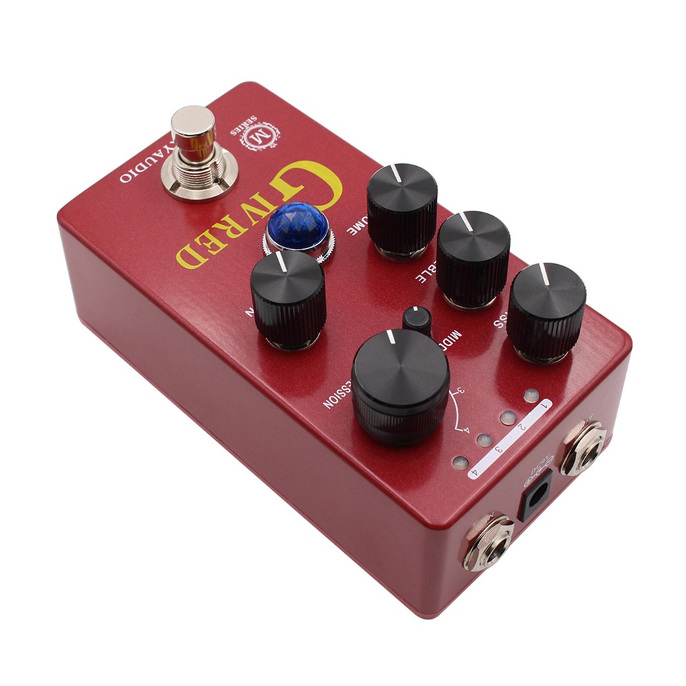 MOSKYaudio Compact Multi-Effects Pedal Preamp/Overdrive/Distortion 4 Models