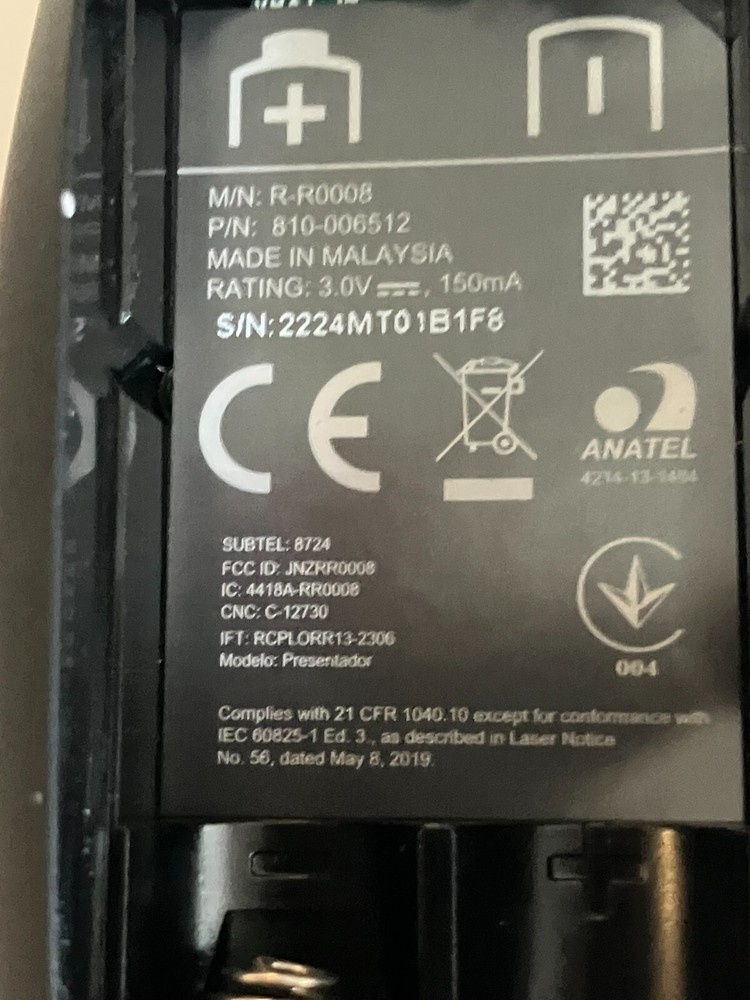 Logitech R-R0008 Wireless R400 Presentation Remote Clicker