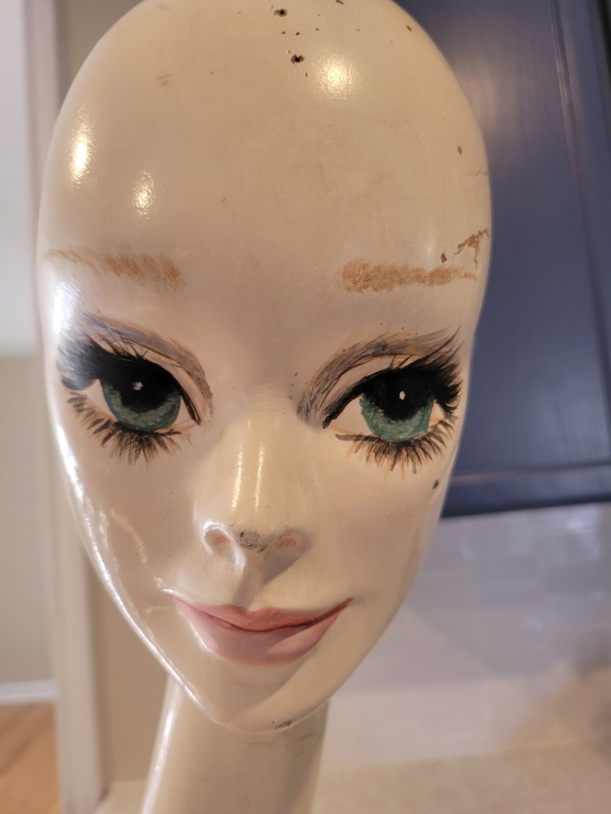25" 1960’s . Audrey Hepburn Style Mannequin Display