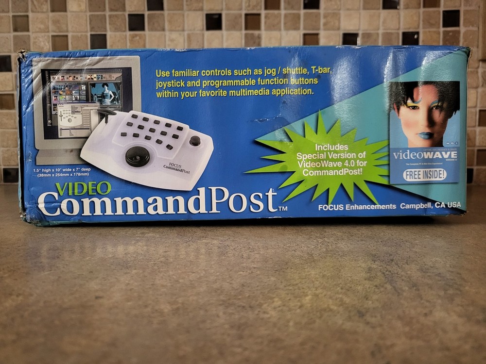 FOCUS COMMAND POST CP1 CP-1 MEDIA CONTROLLER W/ USB CONNECTOR CABLE HT-39