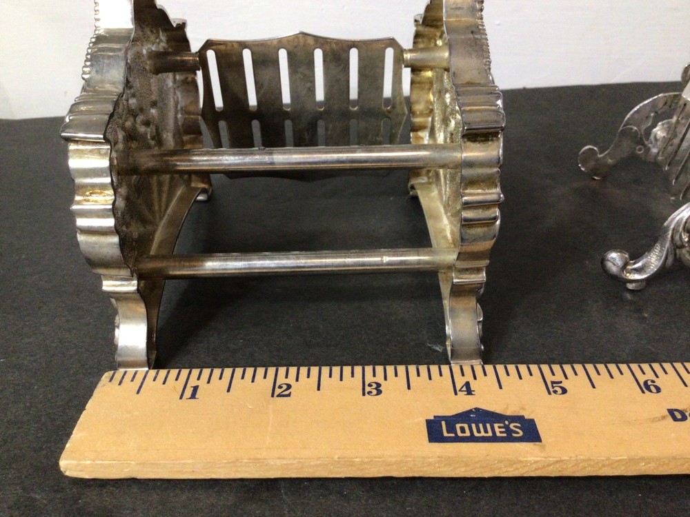 Silver Plate SilverWare Caddy x2