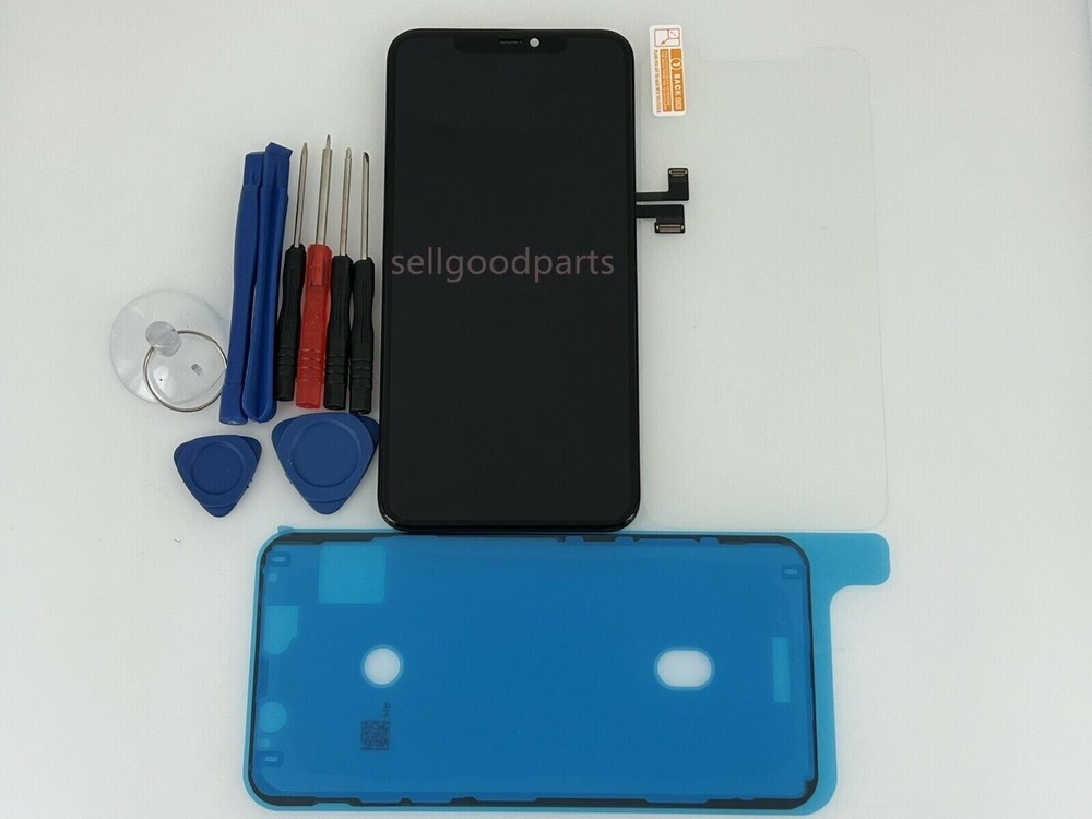 Genuine OEM iPhone 11 Pro Max Black OLED Replacement Screen Digitizer "Grade A"