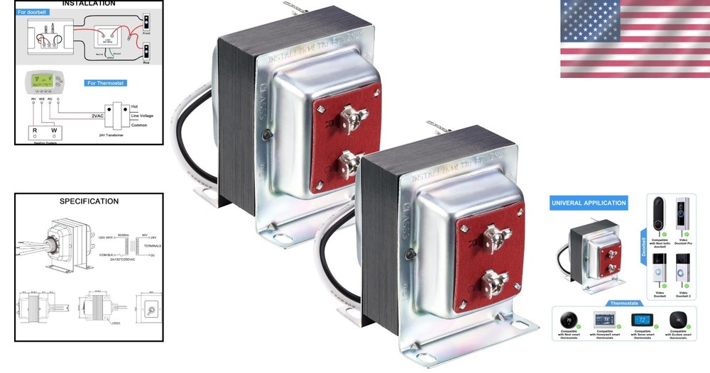 Safe and Efficient 24V Doorbell Kit with Certification