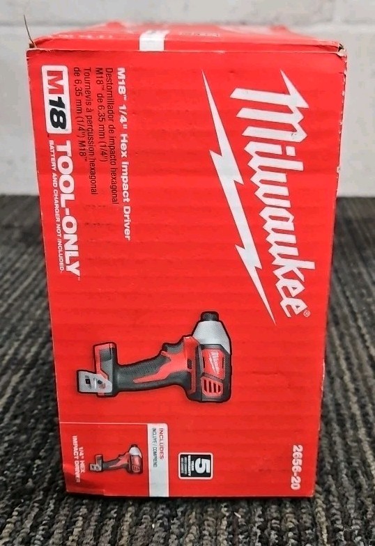 Milwaukee Tools 2656-20 1/4" Cordless Hex Impact Driver - TOOL ONLY