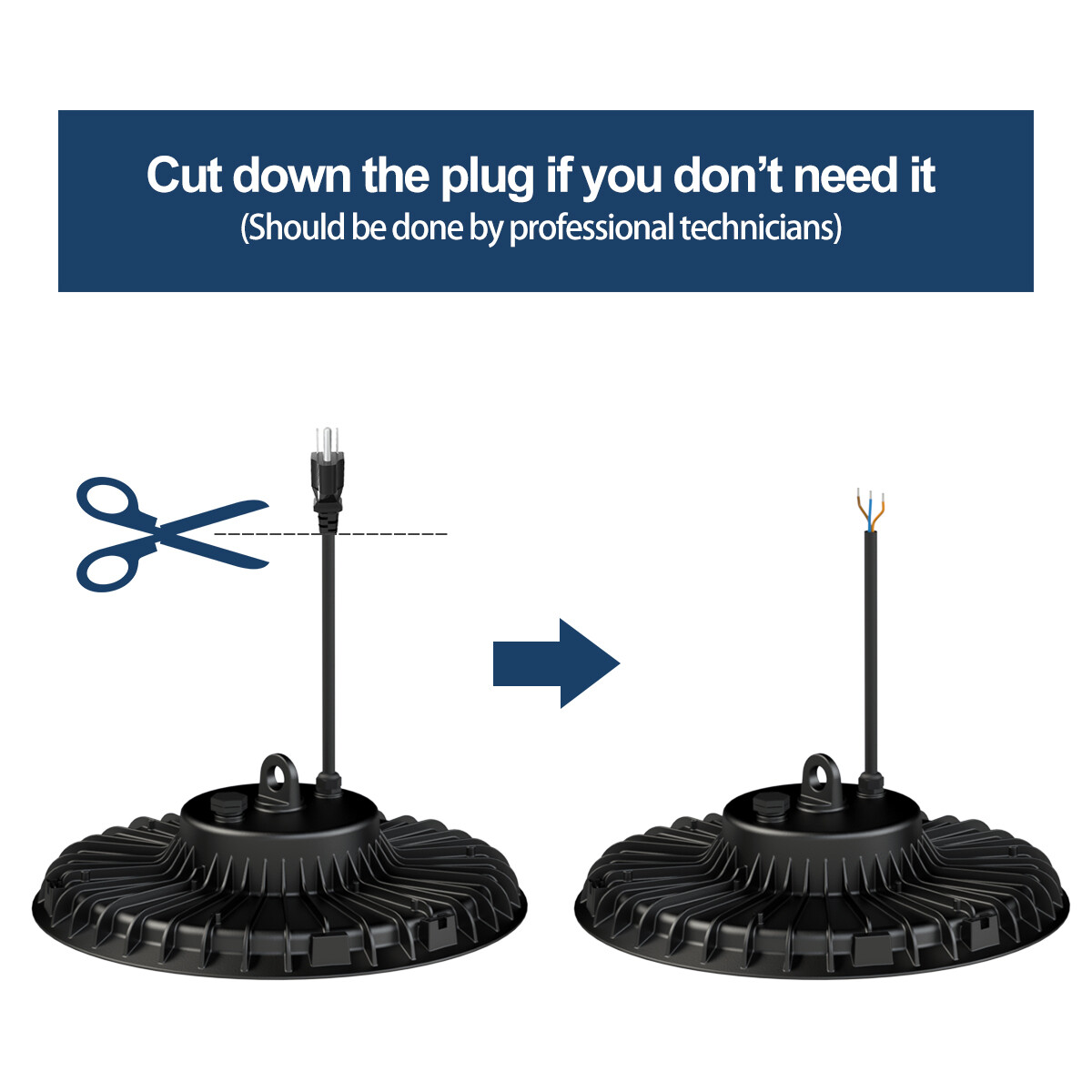 300W Super Bright Warehouse LED UFO High Bay Lights Factory Shop GYM Light Lamp