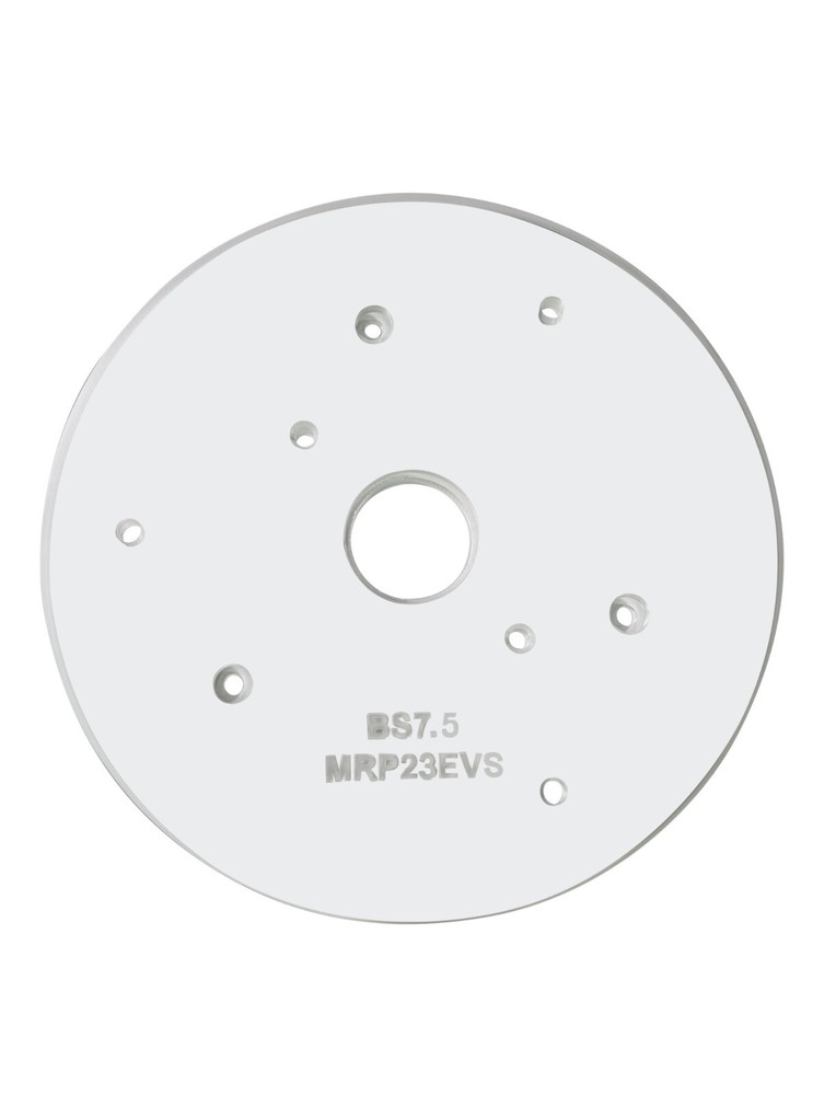 3/8" Thick 7.5" circle baseplate with bushing compatibility for Bosch Mrp23Evs