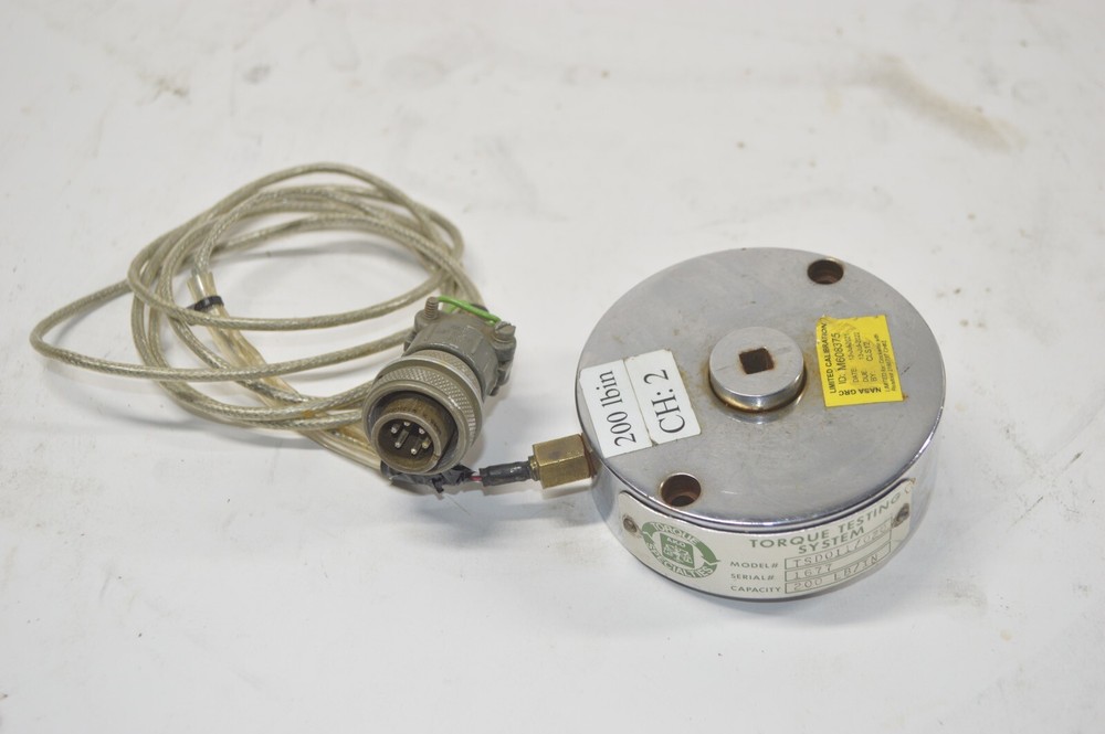 AKO Torque Testing System / Specialties TSD011 200 LB / In Torque Transducer