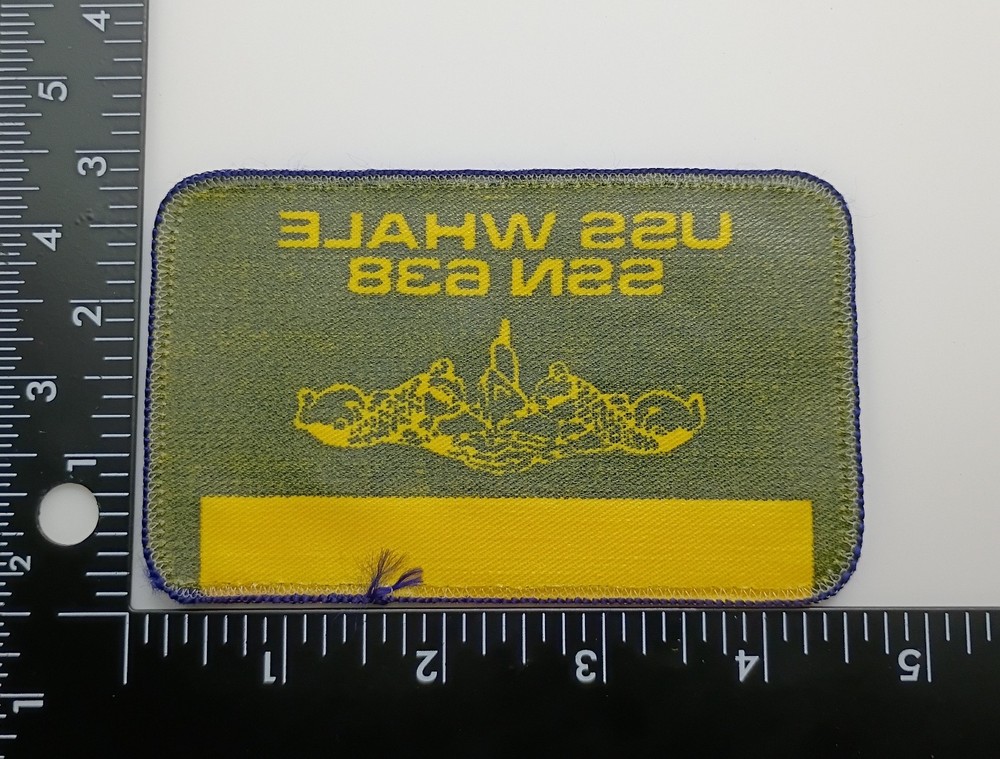 USS Whale SSN-638 Patch