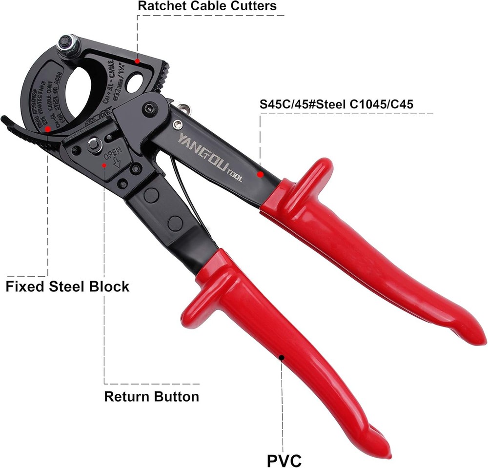Yangoutool Heavy Duty Cable Cutter 1 Pack