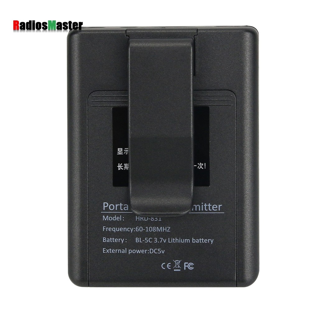 HRD-831 Portable FM Transmitter Broadcast w/ Mic 500M Transmitting